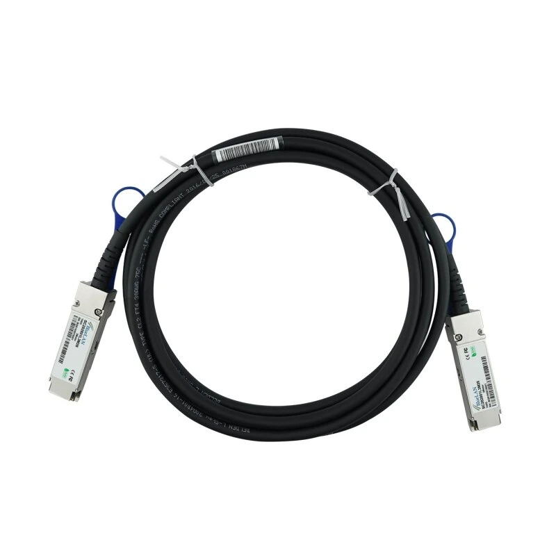 Nvidia Passive Copper Dac Cable, Ethernet 100Gbe, Qsfp28, 1M, Black, 30Awg, Ca-N